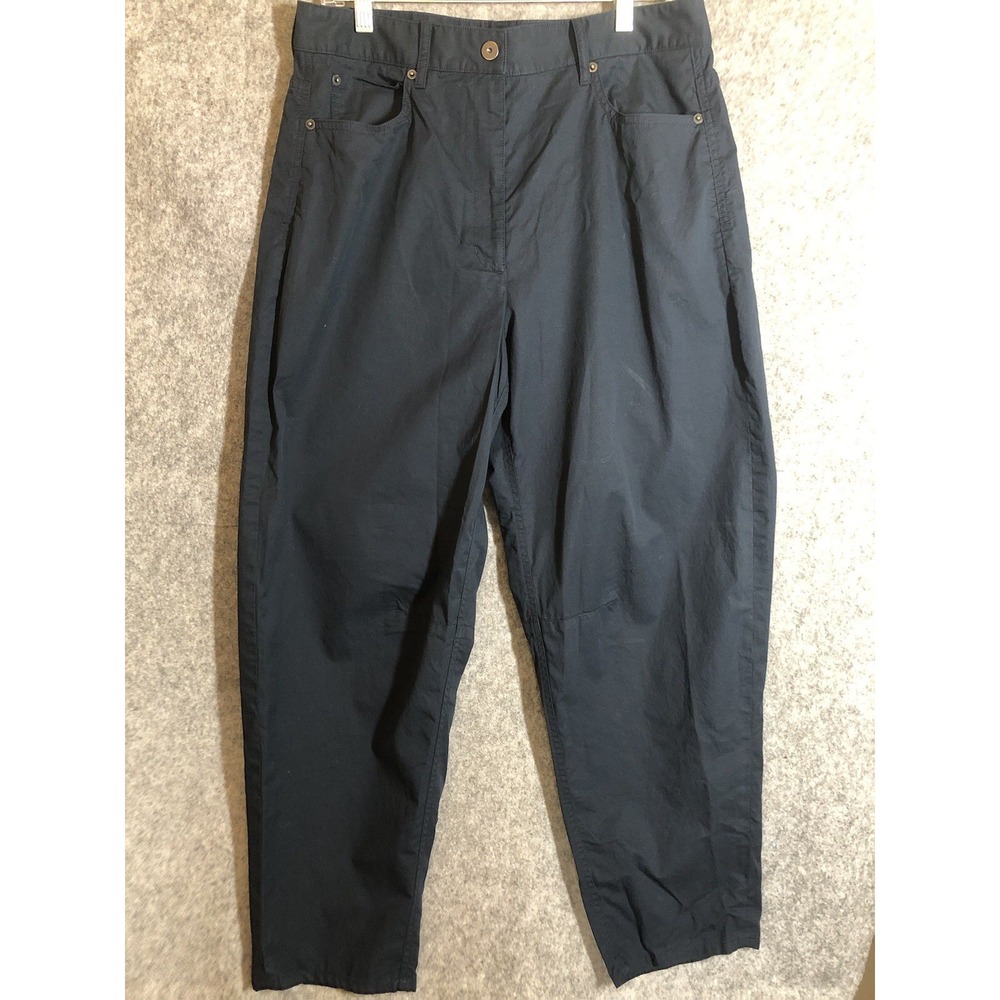 Theory Pants Womens 10 Blue Chino Straight Career Casual Classic